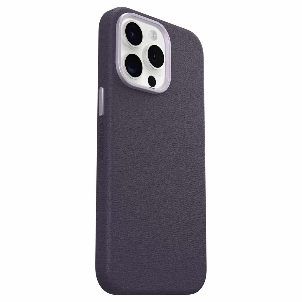 7795576 Symmetry Cactus Leather MagSafe Case iPhone 15 Pro Max Plum Luxe