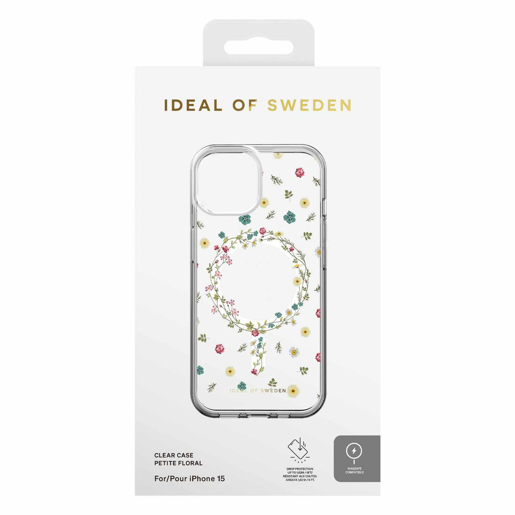 Ideal of Sweden Clear MagSafe Mid Case Petite Floral for iPhone 17e/16e/15/14/13