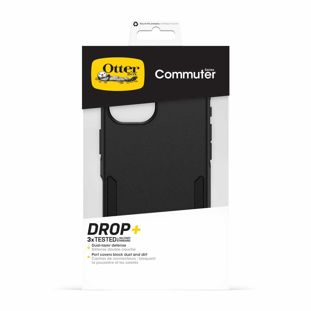 OtterBox Commuter MagSafe Case Black for iPhone 16 - GekkoTech