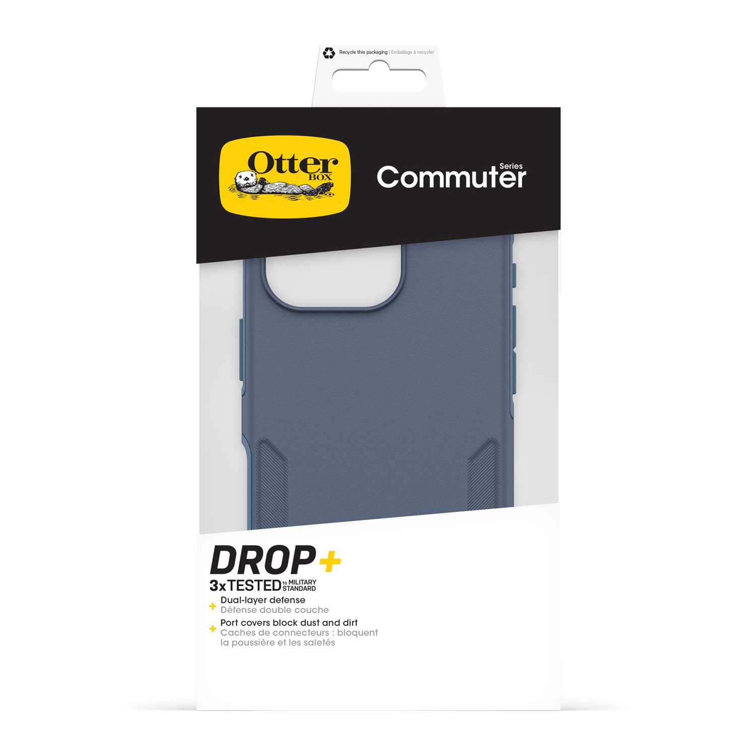 OtterBox Commuter MagSafe Case Baby Blue Jeans for iPhone 16 Pro