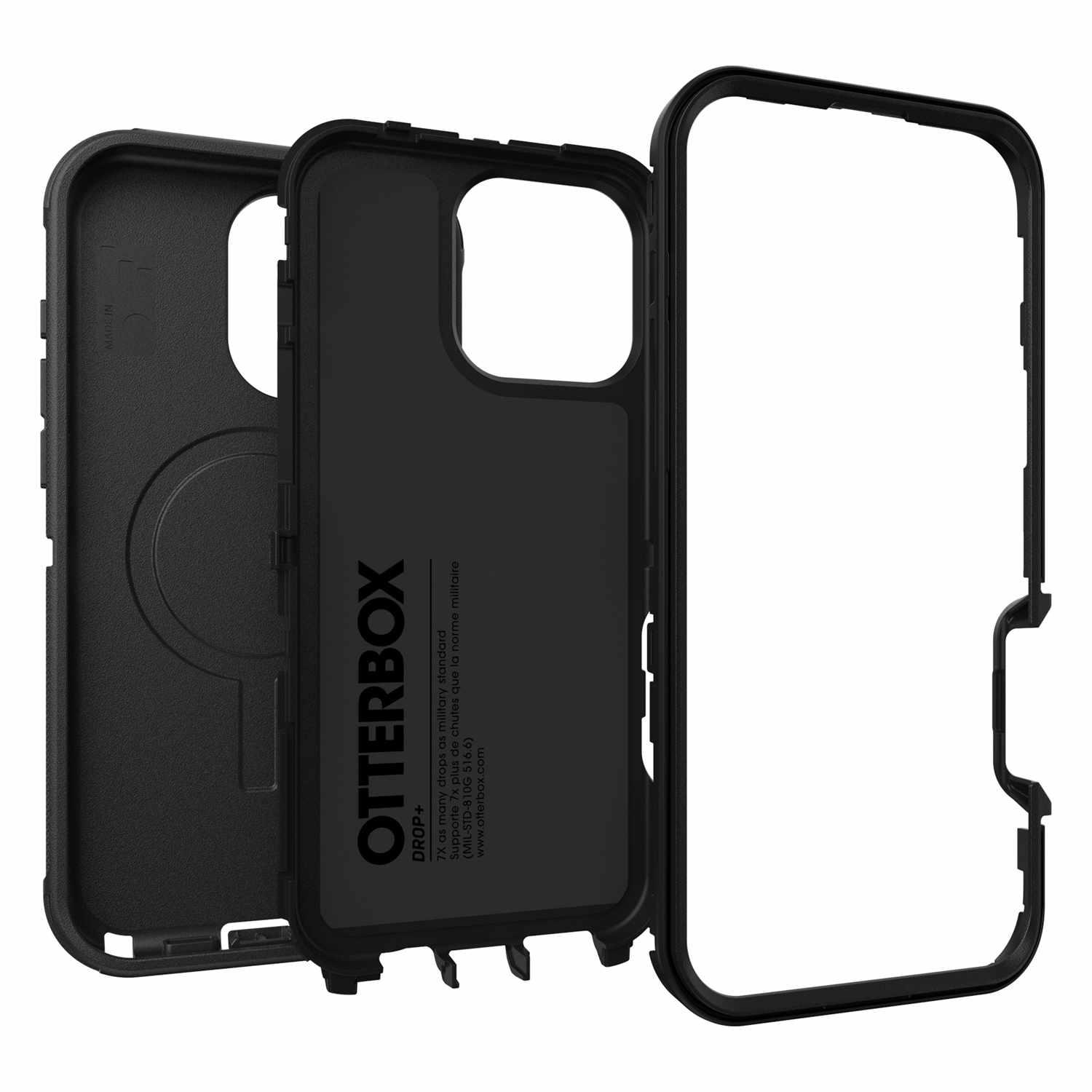 OtterBox Defender Pro MagSafe Case Black for iPhone 16 Pro Max - GekkoTech