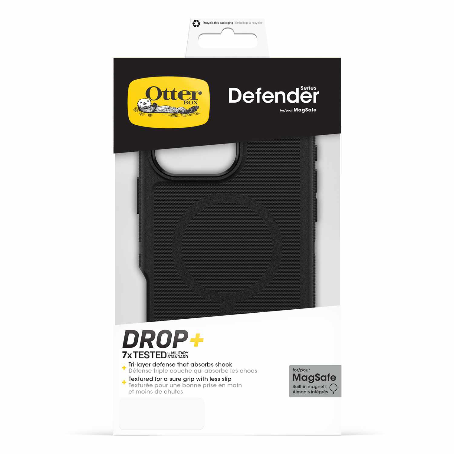 OtterBox Defender Pro MagSafe Case Black for iPhone 16 Pro Max - GekkoTech