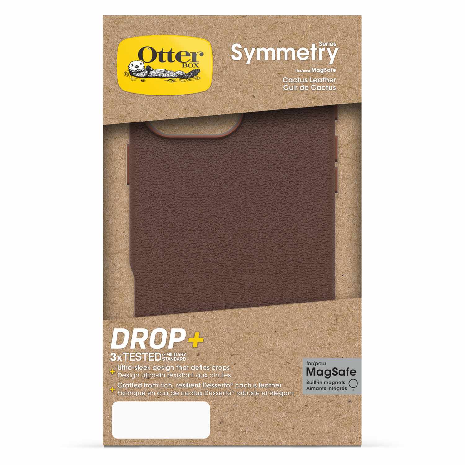 OtterBox Symmetry Cactus Leather MagSafe Case Rich Adobe for iPhone 16 Pro Max