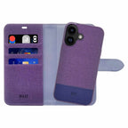 Blu Element Folio 2-in-1 Case Deep Purple for iPhone 16 - GekkoTech
