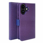 Blu Element Folio 2-in-1 Case Deep Purple for iPhone 16 - GekkoTech