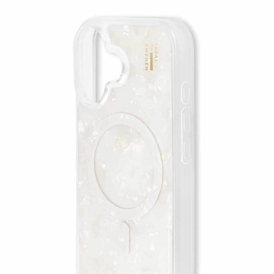 Ideal of Sweden Pearlized Case MagSafe White for iPhone 16
