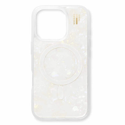 Ideal of Sweden Pearlized Case MagSafe White for iPhone 16 Pro Max