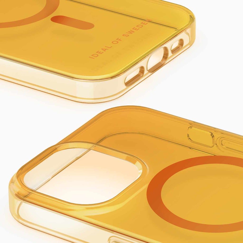Ideal of Sweden Clear Case Mid MagSafe Orange Spritz for iPhone 16e/15/14/13