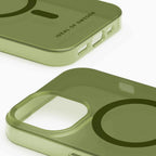 Ideal of Sweden Clear MagSafe Entry Case Khaki for iPhone 16e/15/14/13 - GekkoTech