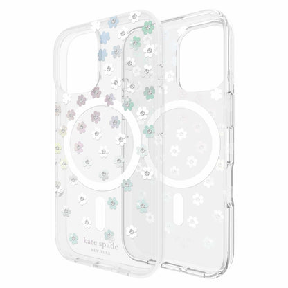 Kate Spade Protective Case w/MagSafe Scattered Flowers for iPhone 16