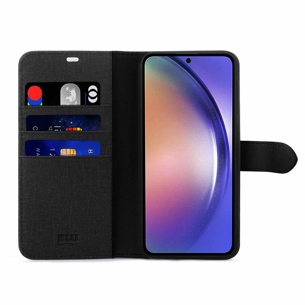 Blu Element Folio 2-in-1 Case Black for Samsung Galaxy S24 FE