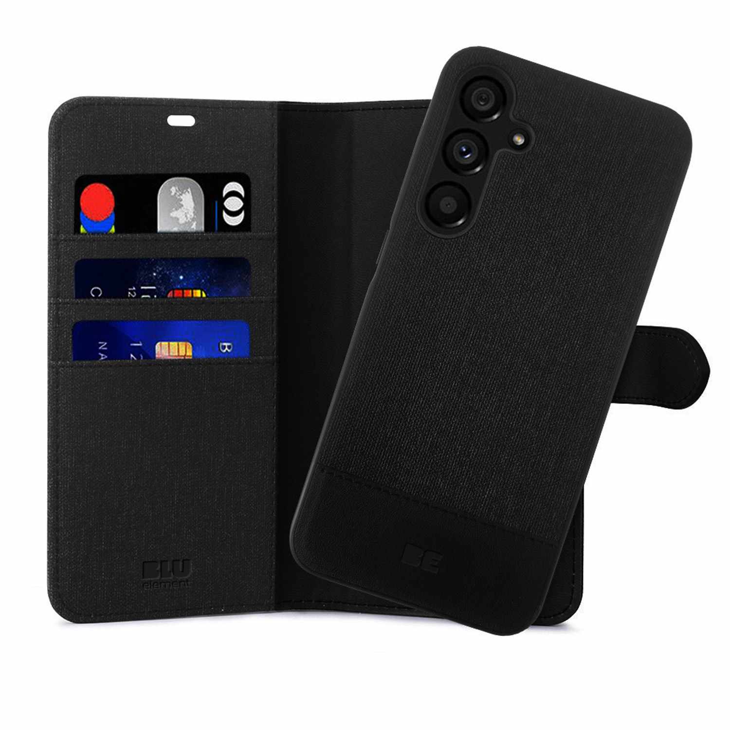Blu Element Folio 2-in-1 Case Black for Samsung Galaxy S24 FE