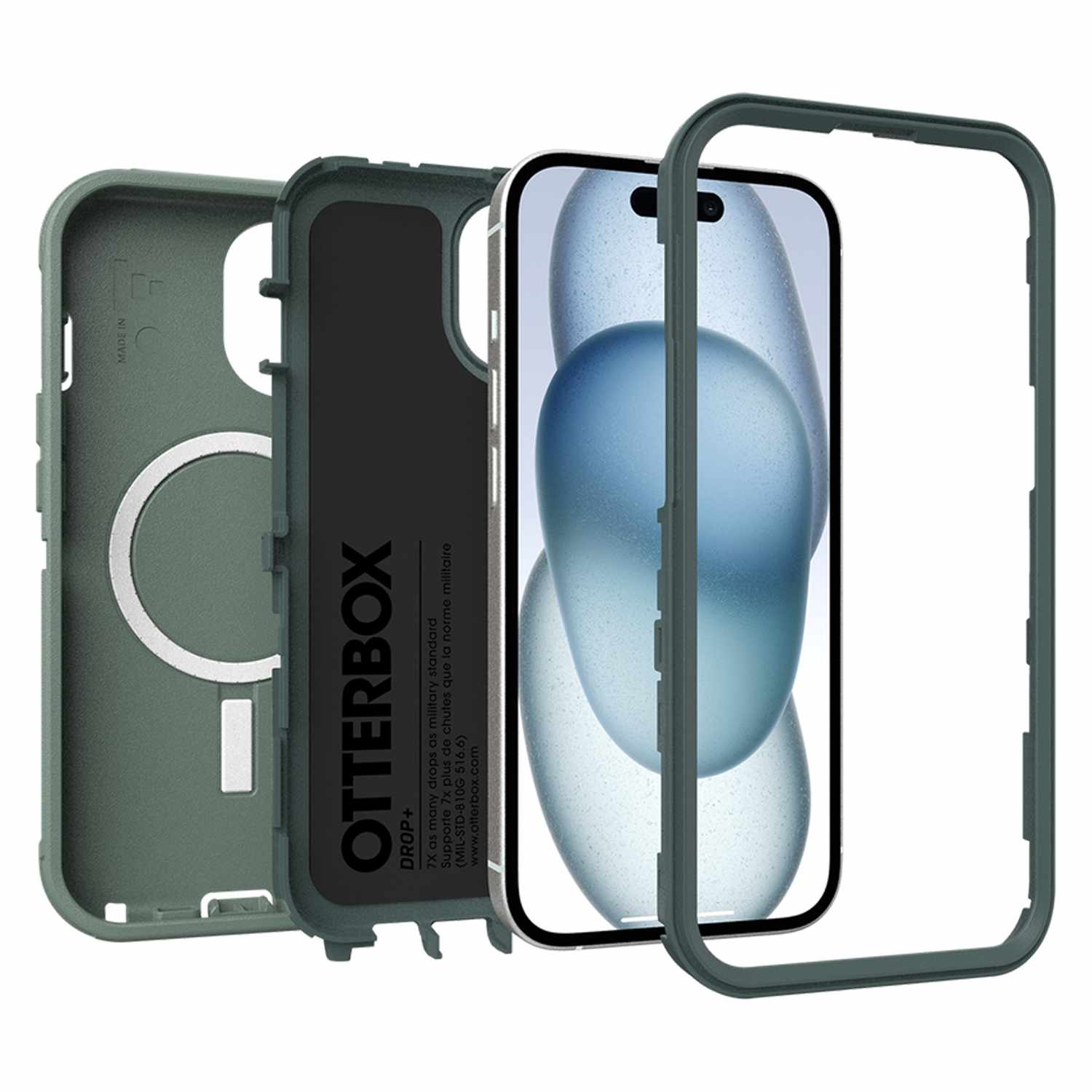 OtterBox Defender Pro MagSafe Case Forest Ranger for iPhone 16e/15/14/13 - GekkoTech