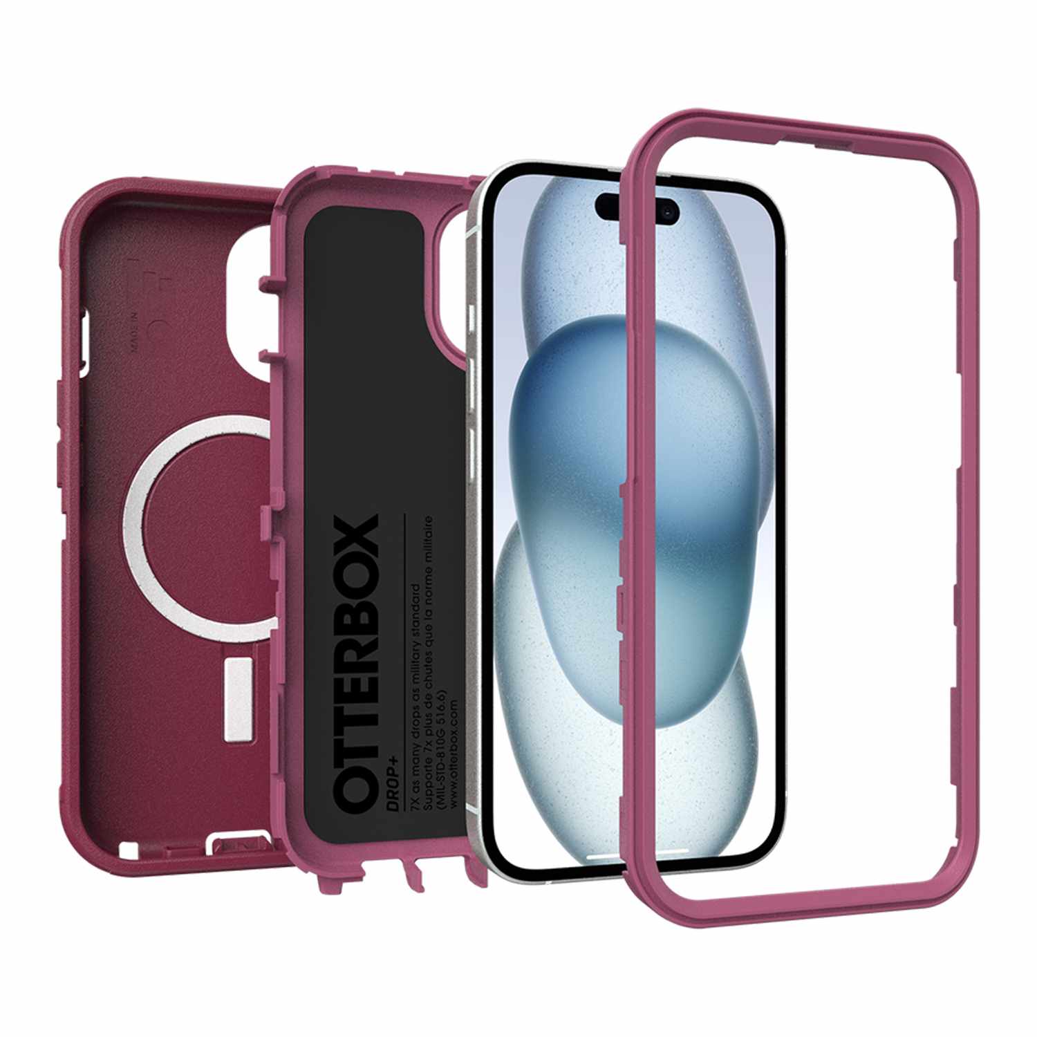 OtterBox Defender Pro MagSafe Case Foxberry for iPhone 16e/15/14/13 - GekkoTech