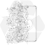 ITSKINS Hybrid_R Clear Case Compatible w/Magnets for Samsung Galaxy S25