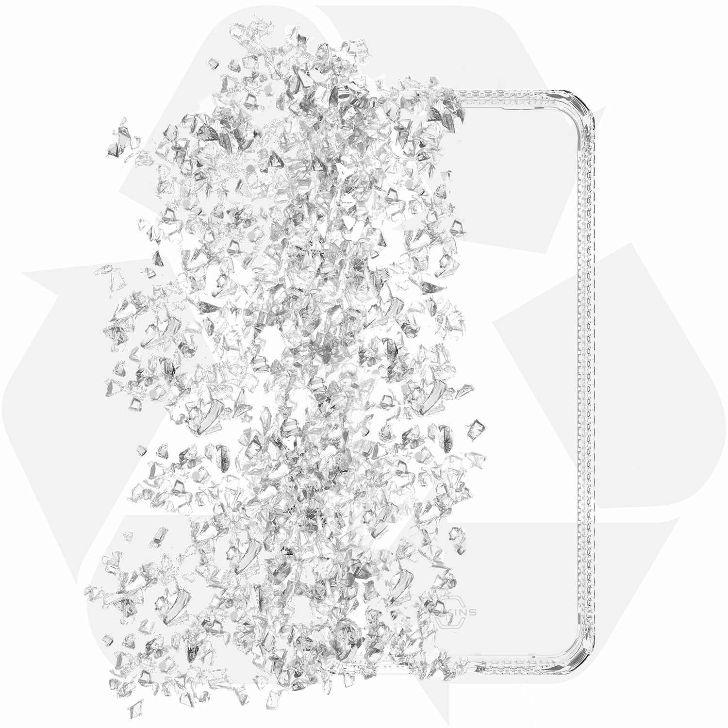 ITSKINS Spectrum_R Clear Case for Samsung Galaxy S25