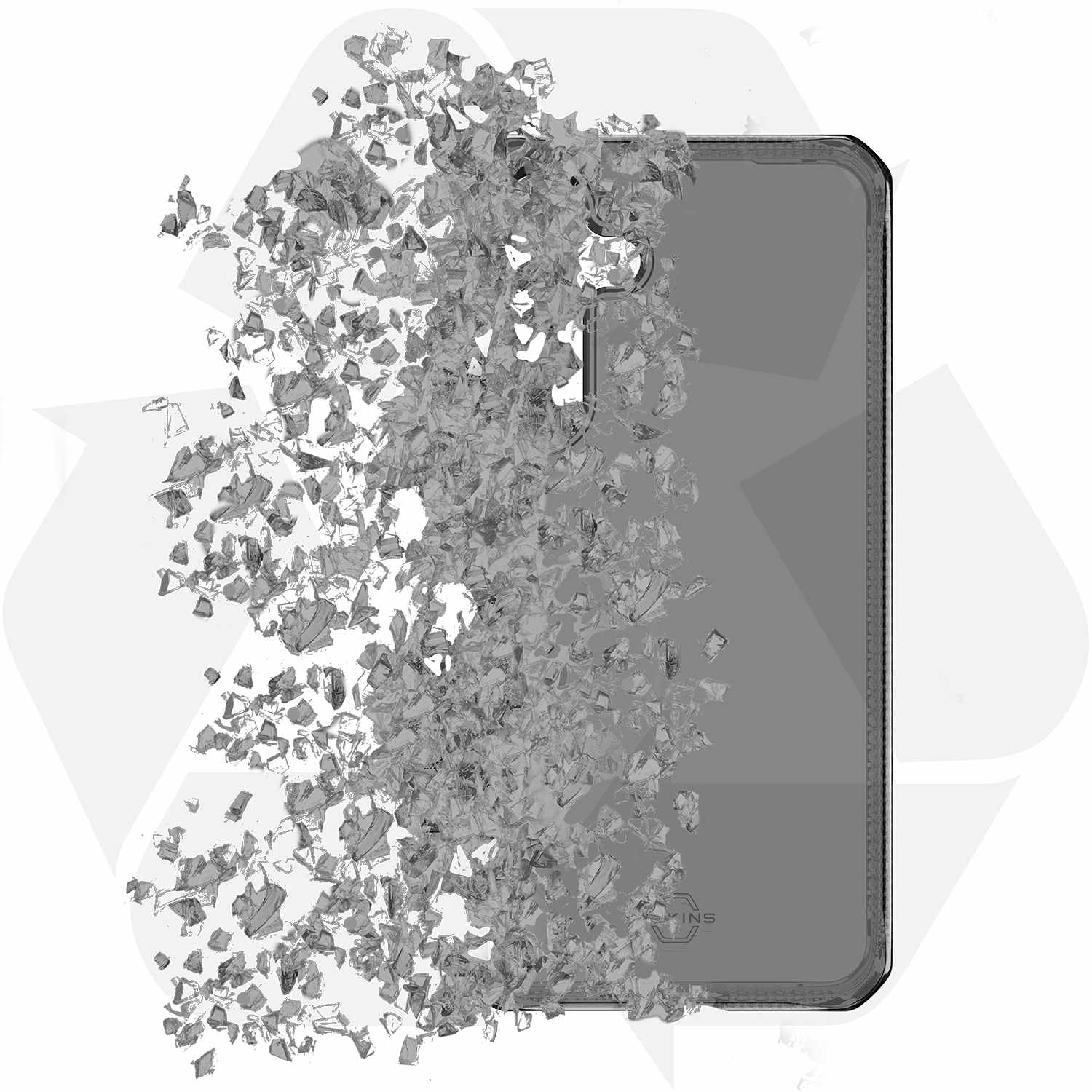 ITSKINS Spectrum_R Clear Case Smoke for Samsung Galaxy S25 - GekkoTech