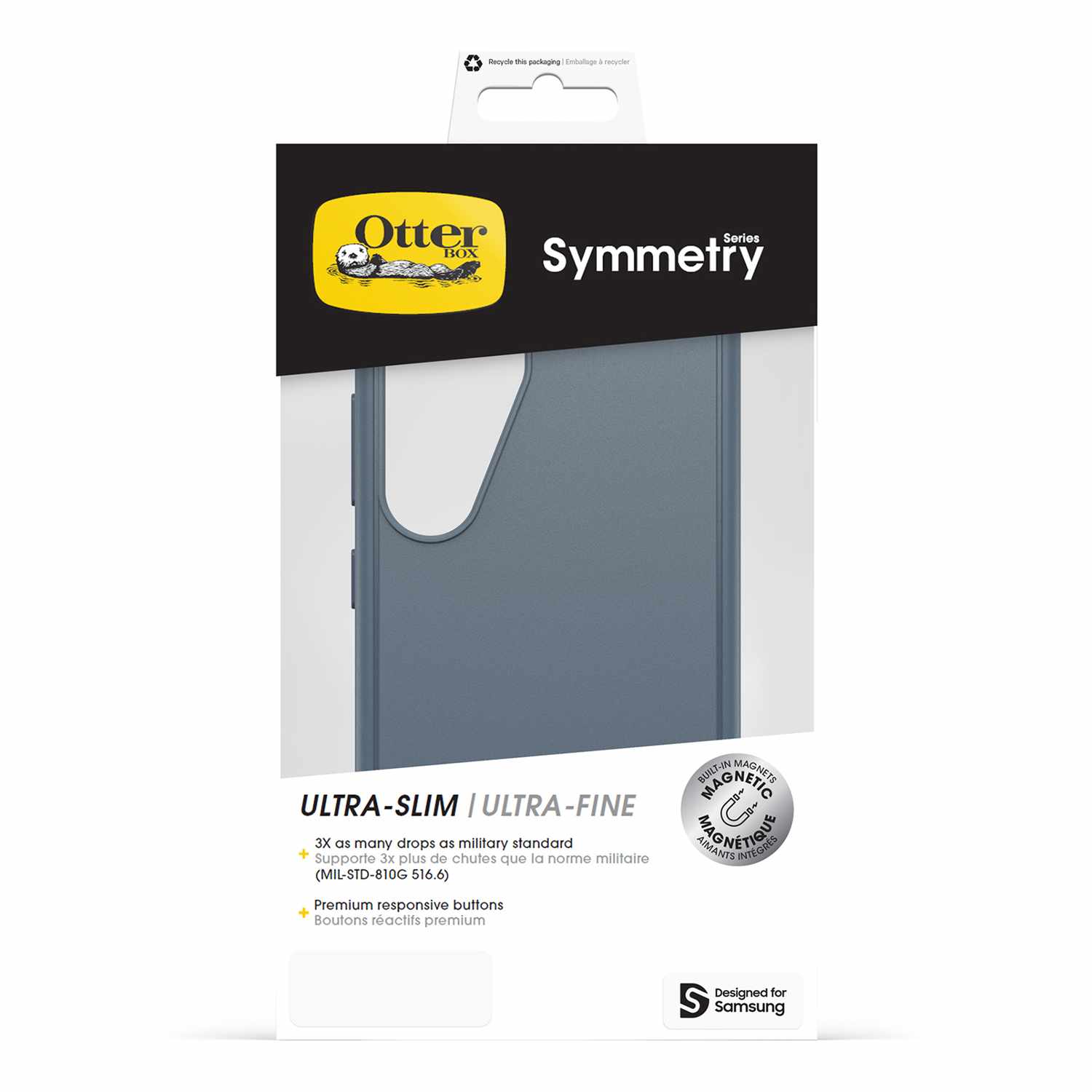 OtterBox Symmetry Case w/Magnets Bluetiful for Samsung Galaxy S25