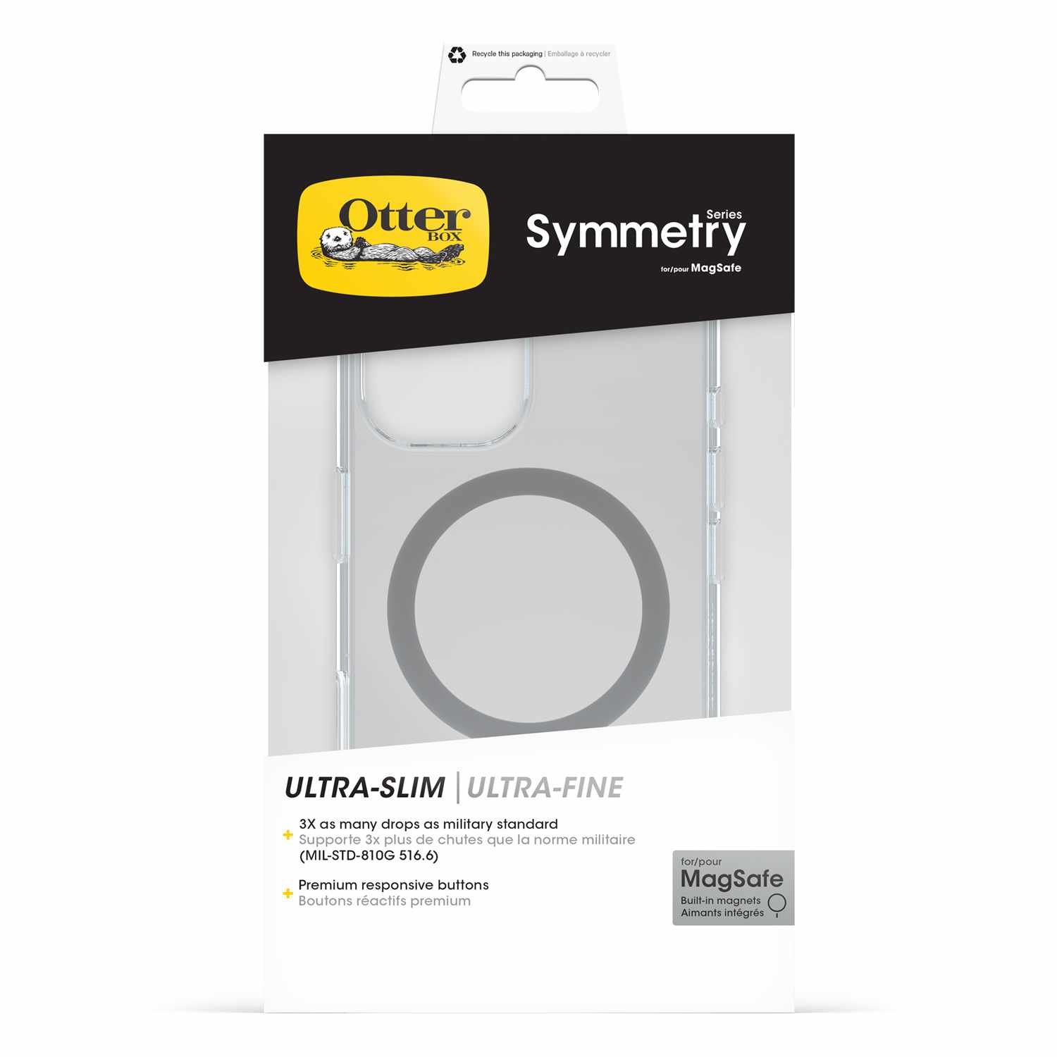 OtterBox Symmetry Clear MagSafe Case with Camera Control for iPhone 16 - GekkoTech