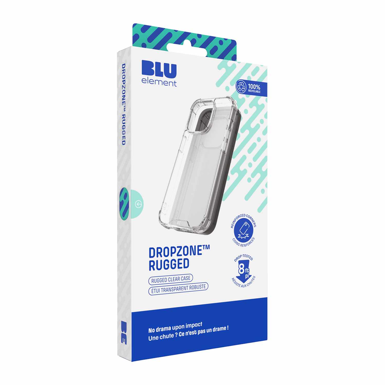 Blu Element Dropzone Rugged MagSafe Case Clear for iPhone 16e - GekkoTech