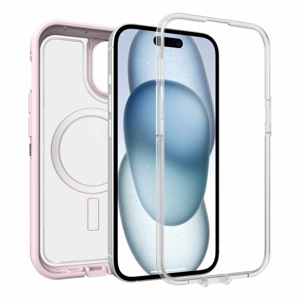 OtterBox Defender Pro XT Clear MagSafe Case Mountain Frost for iPhone 16e/15/14/13 - GekkoTech
