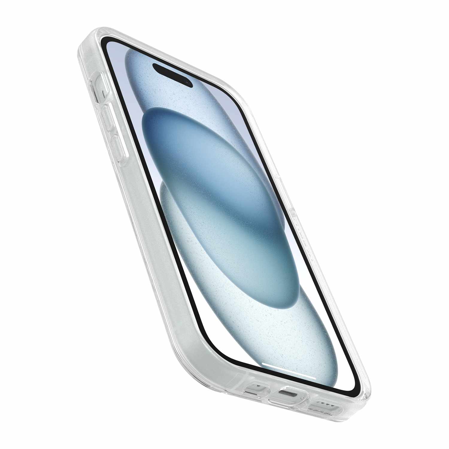 OtterBox Symmetry Clear MagSafe Case Clear with Blue Tint for iPhone 17e/16e/15/14/13 in Bulk Packaging