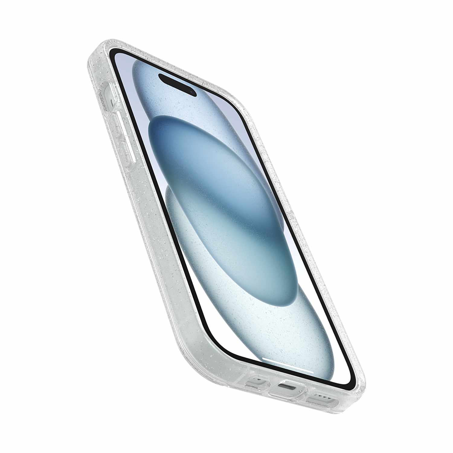 OtterBox Symmetry Clear MagSafe Case Stardust with Blue Tint for iPhone 16e/15/14/13 in Bulk Packaging