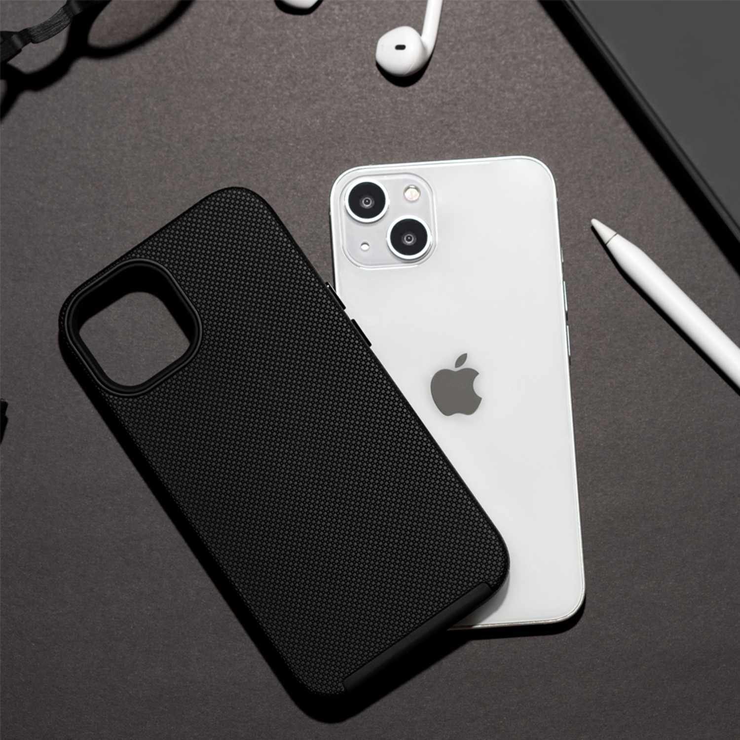 Blu Element Armour Rugged Case Black for iPhone 17e/16e/15/14/13in Bulk Packaging