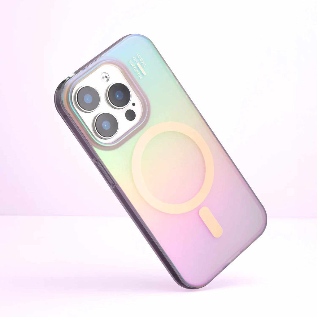 Ideal of Sweden Clear Case Mid MagSafe Shimmer for iPhone 17e/16e/15/14/13