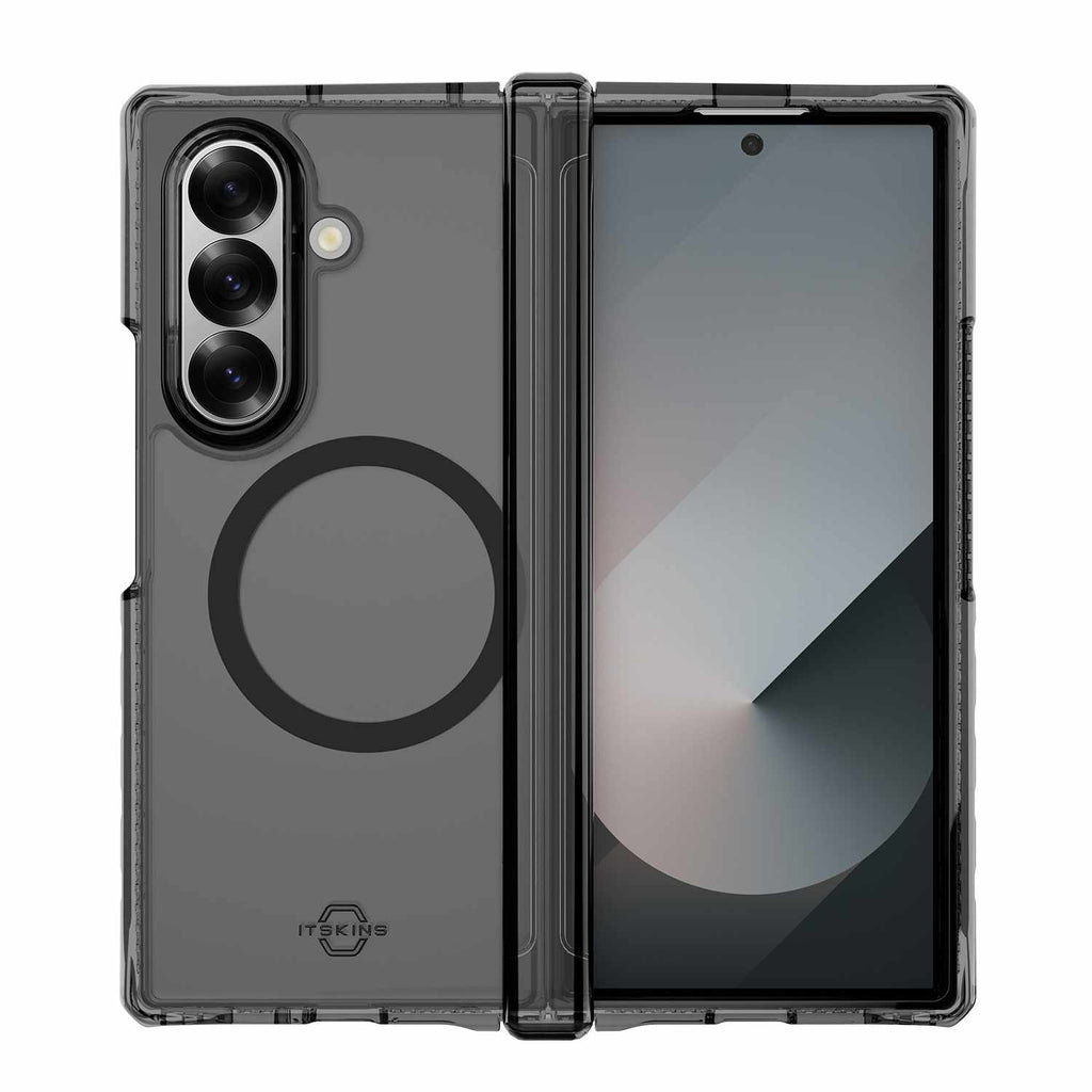 ITSKINS Hybrid_R Case Hinge w/MagSafe Smoke/Transparent for Samsung Galaxy Z Fold7 - GekkoTech
