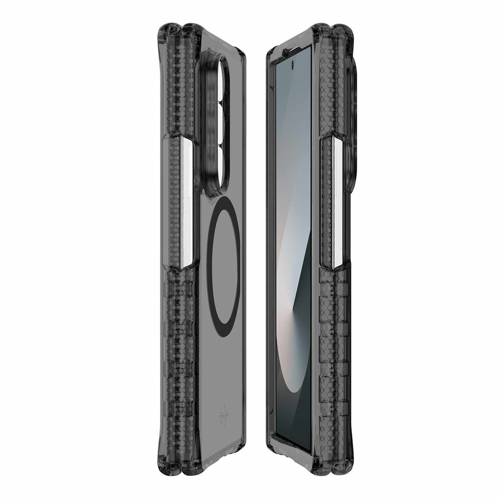 ITSKINS Hybrid_R Case Hinge w/MagSafe Smoke/Transparent for Samsung Galaxy Z Fold7 - GekkoTech