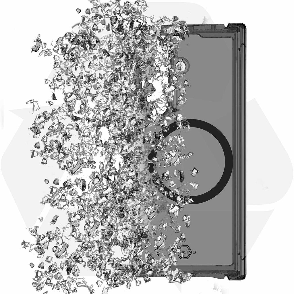 ITSKINS Hybrid_R Case Hinge w/MagSafe Smoke/Transparent for Samsung Galaxy Z Fold7 - GekkoTech