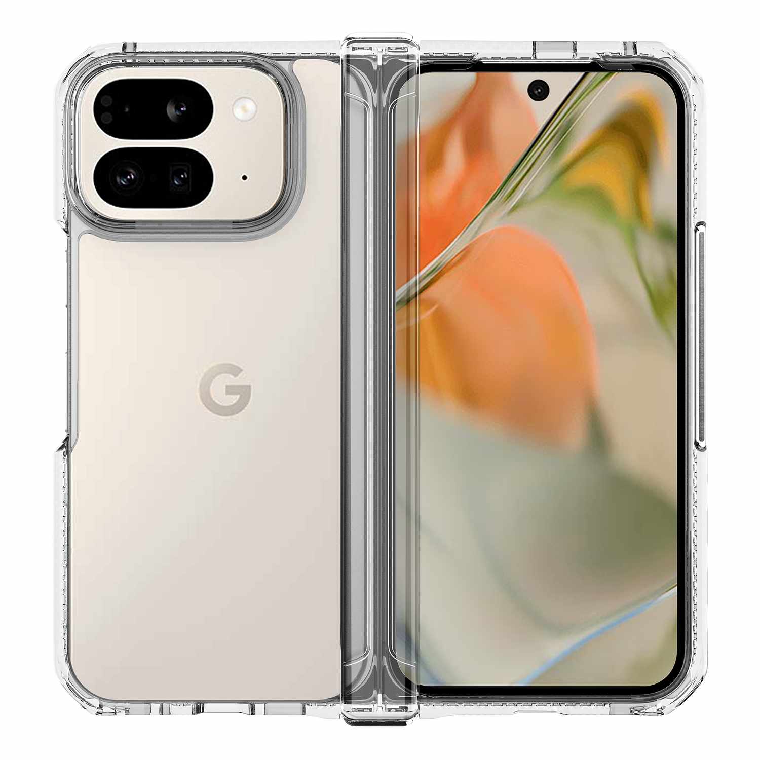ITSKINS Hybrid_R Hinge Case Clear for Google Pixel 10 Pro Fold - GekkoTech