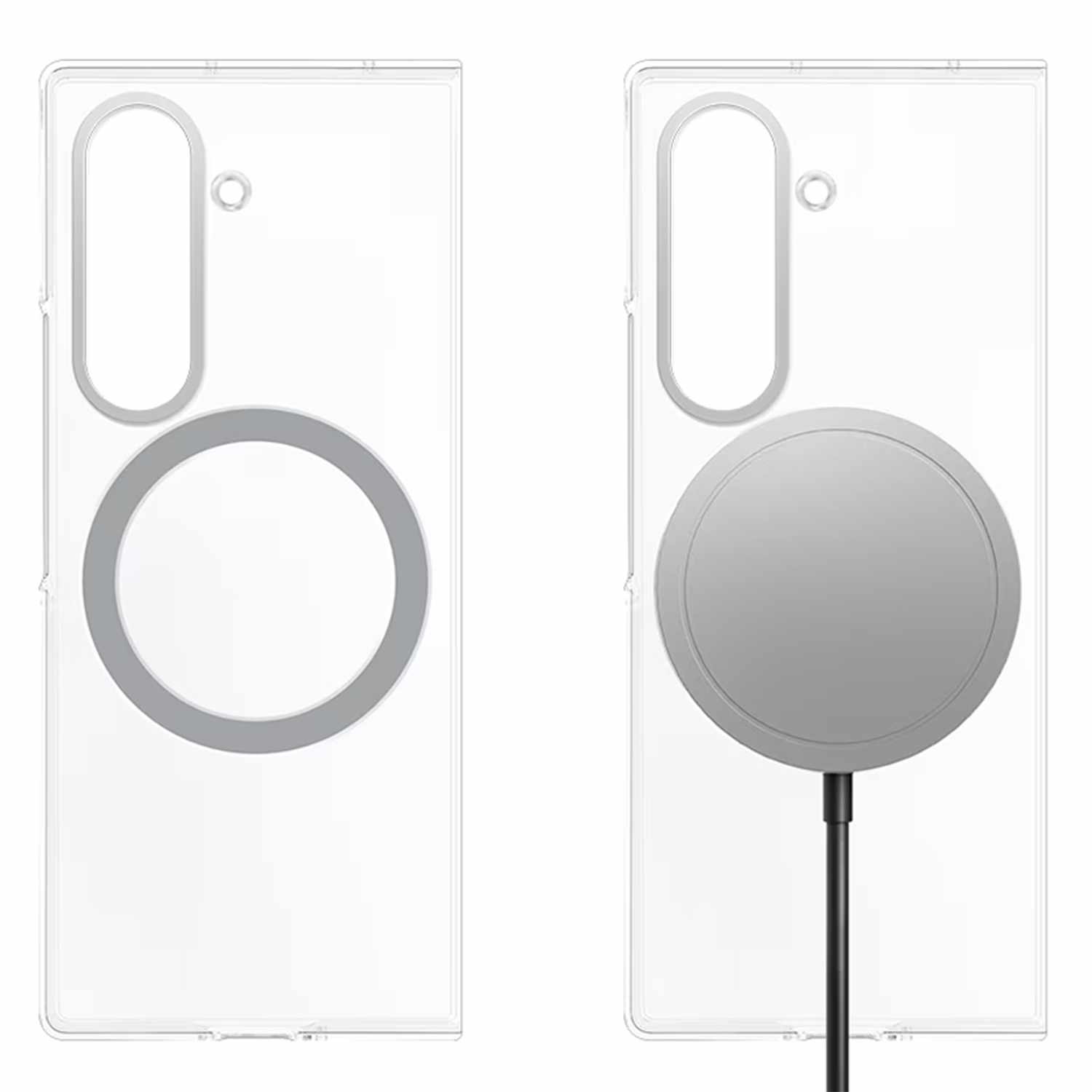 Samsung Clear Case w/Magnets Transparent for Samsung Galaxy Z Fold7