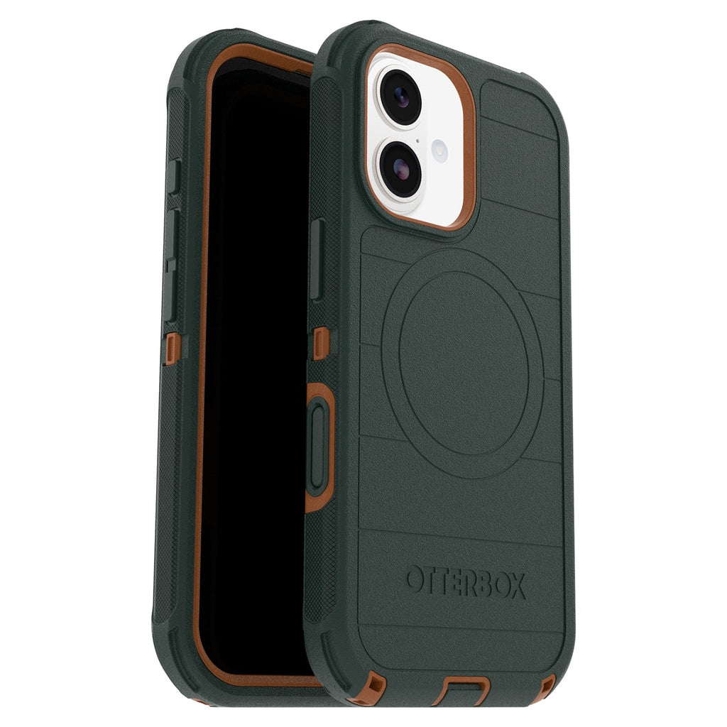 OtterBox Defender Pro MagSafe Case w/Camera Control Coopersmith (Green) for iPhone 17 - GekkoTech