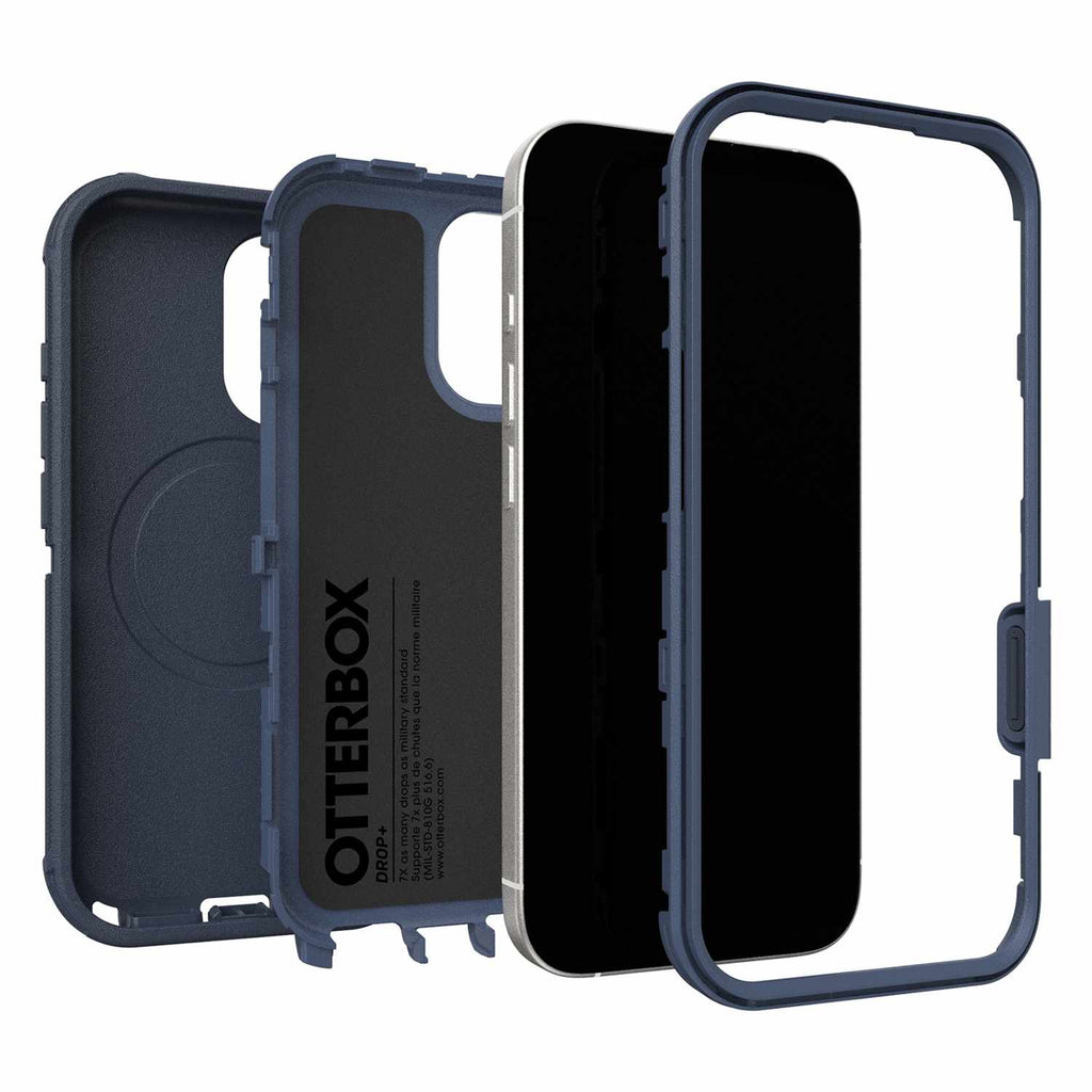 OtterBox Defender Pro MagSafe Case w/Camera Control Riverside (Blue) for iPhone 17 - GekkoTech