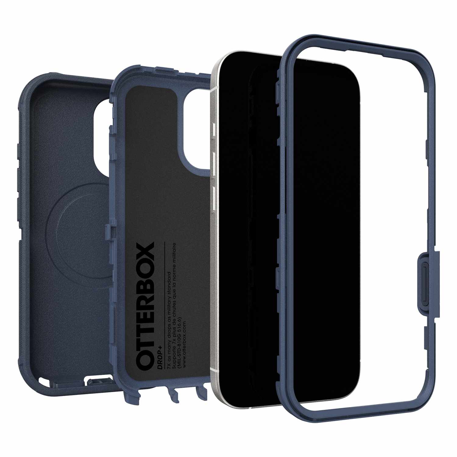 OtterBox Defender Pro MagSafe Case w/Camera Control Riverside (Blue) for iPhone 17 - GekkoTech