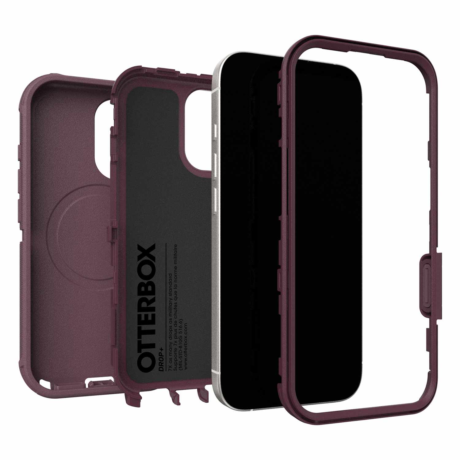 OtterBox Defender Pro MagSafe Case w/Camera Control Trailhead (Purple) for iPhone 17 - GekkoTech