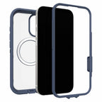 OtterBox Defender Pro XT Clear MagSafe Case w/Camera Control Bootcut (Blue) for iPhone 17 - GekkoTech