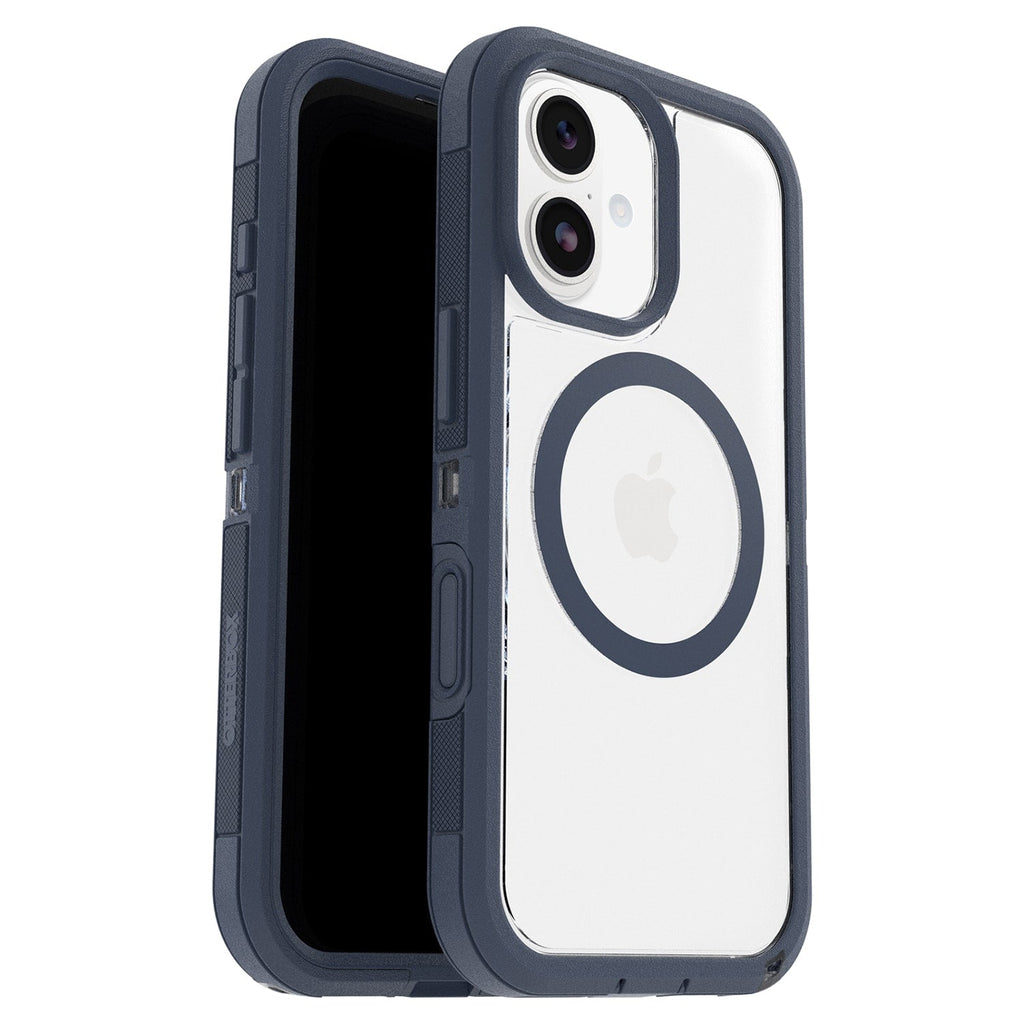 OtterBox Defender Pro XT Clear MagSafe Case w/Camera Control Bootcut (Blue) for iPhone 17 - GekkoTech
