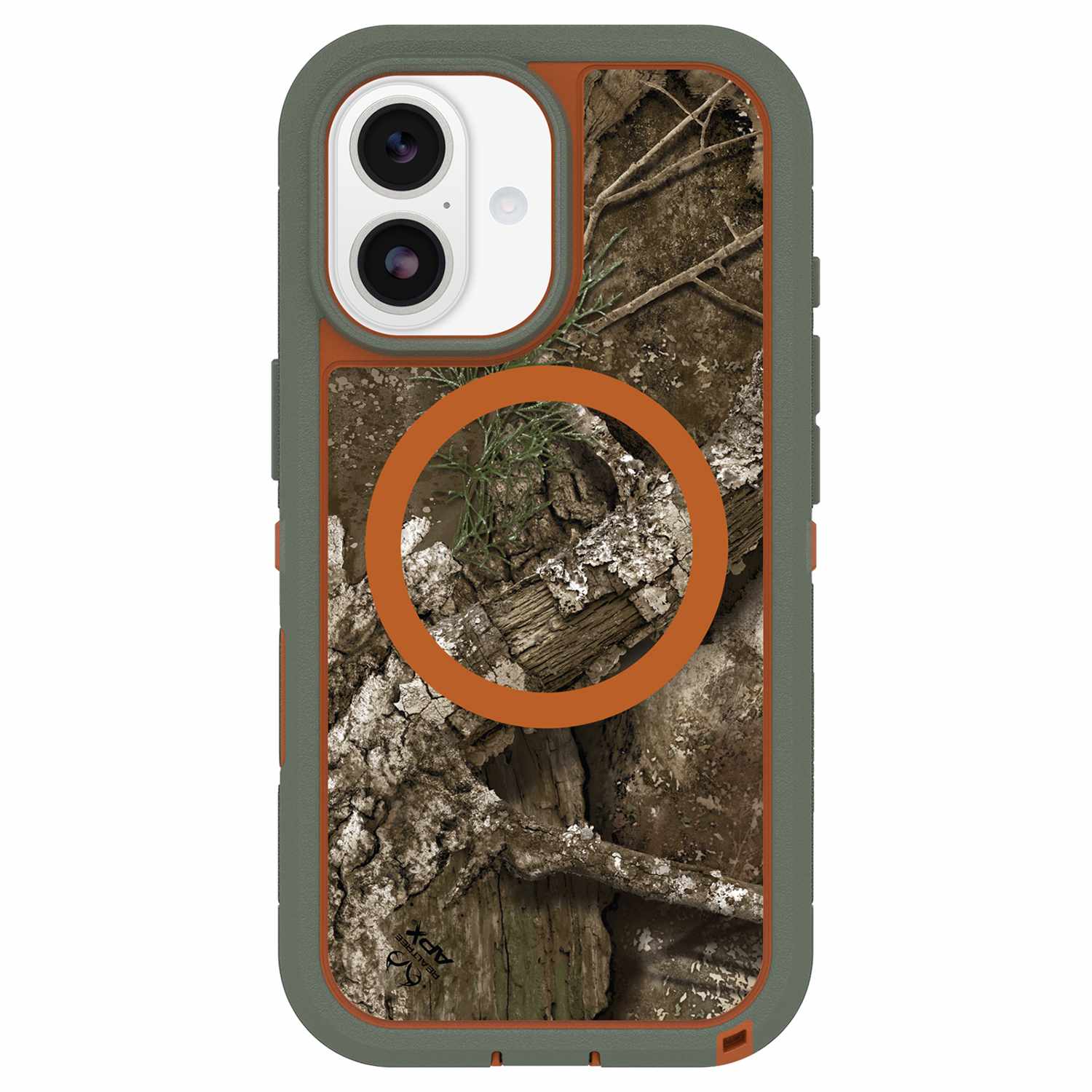 OtterBox Defender Pro XT Clear MagSafe Case w/Camera Control Realtree Apx (Green) for iPhone 17 - GekkoTech