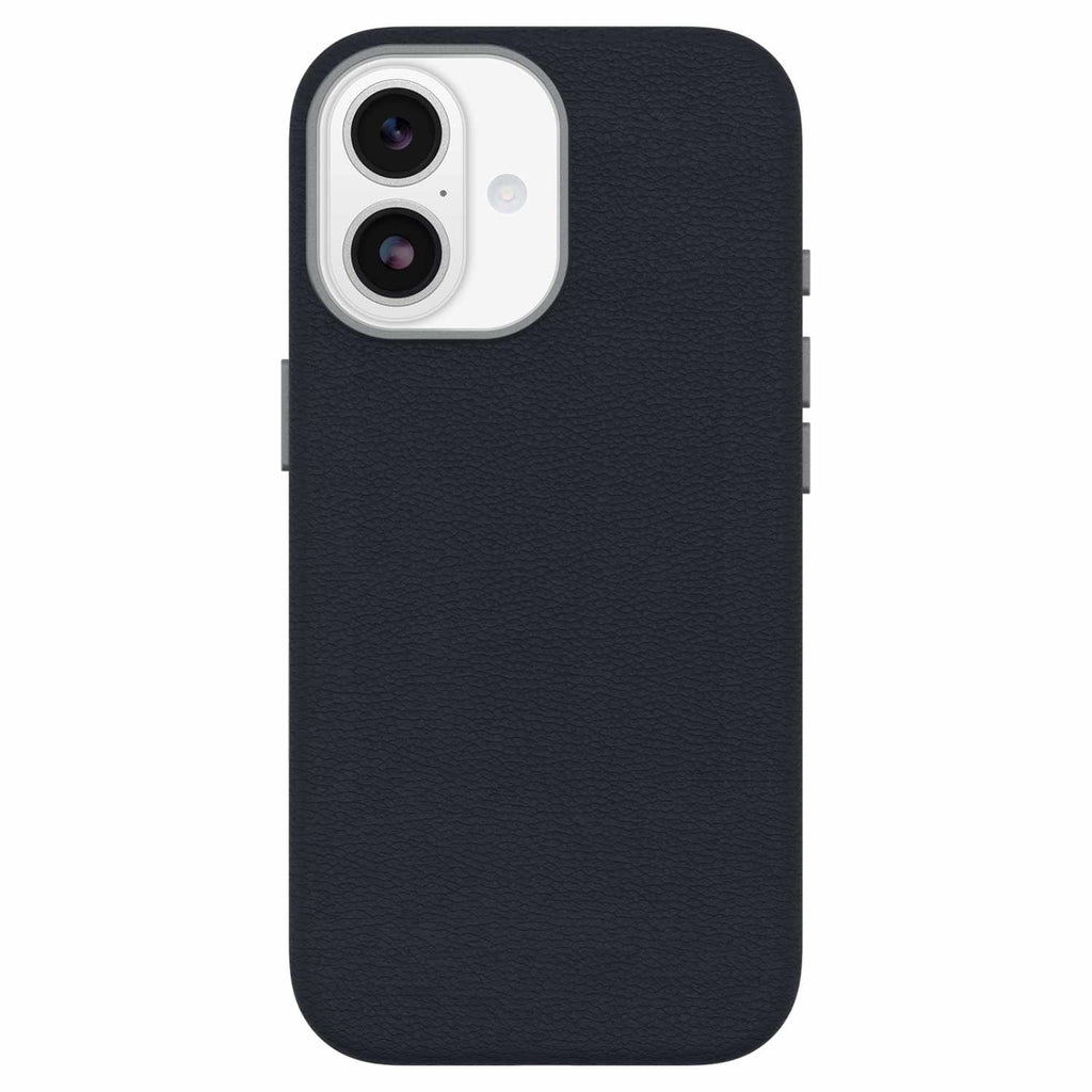 OtterBox Symmetry Cactus Leather MagSafe Case w/Camera Control Riverside (Blue) for iPhone 17