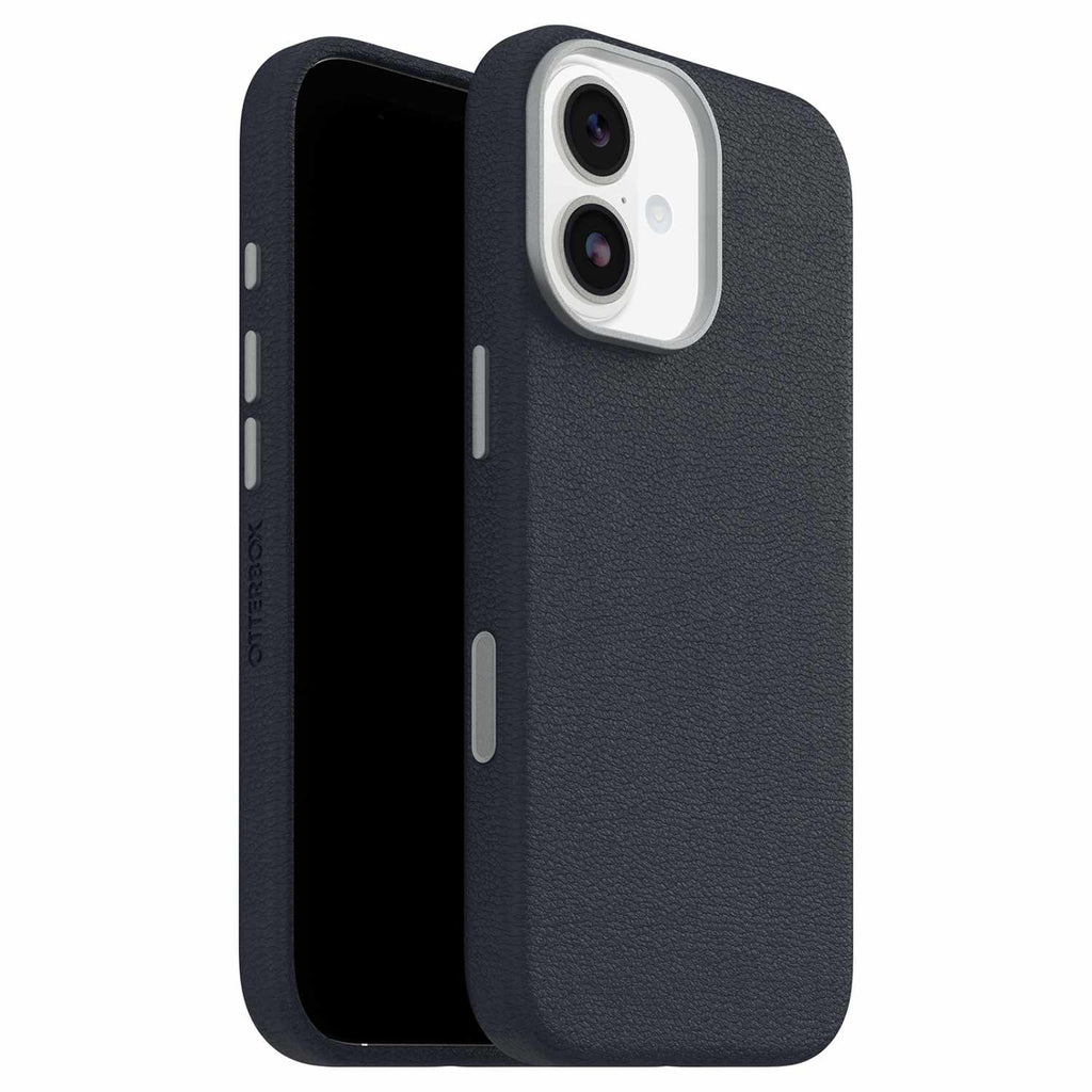 OtterBox Symmetry Cactus Leather MagSafe Case w/Camera Control Riverside (Blue) for iPhone 17