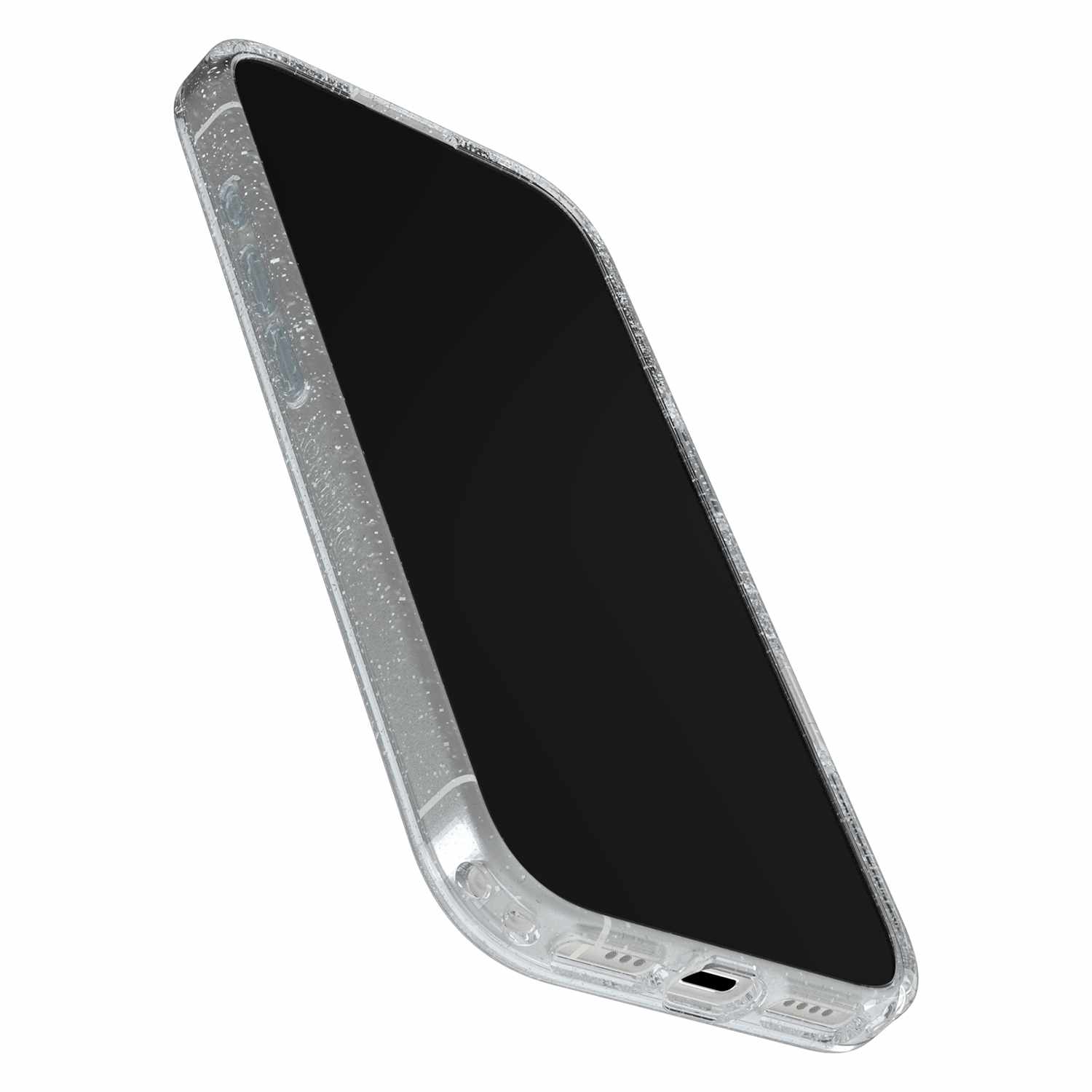 OtterBox Symmetry Clear MagSafe Case w/Camera Control Stardust 3.0 with Blue Tint (Clear) for iPhone 17