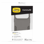 OtterBox Commuter MagSafe Case w/Camera Control Grey Comfort for iPhone 17 Pro