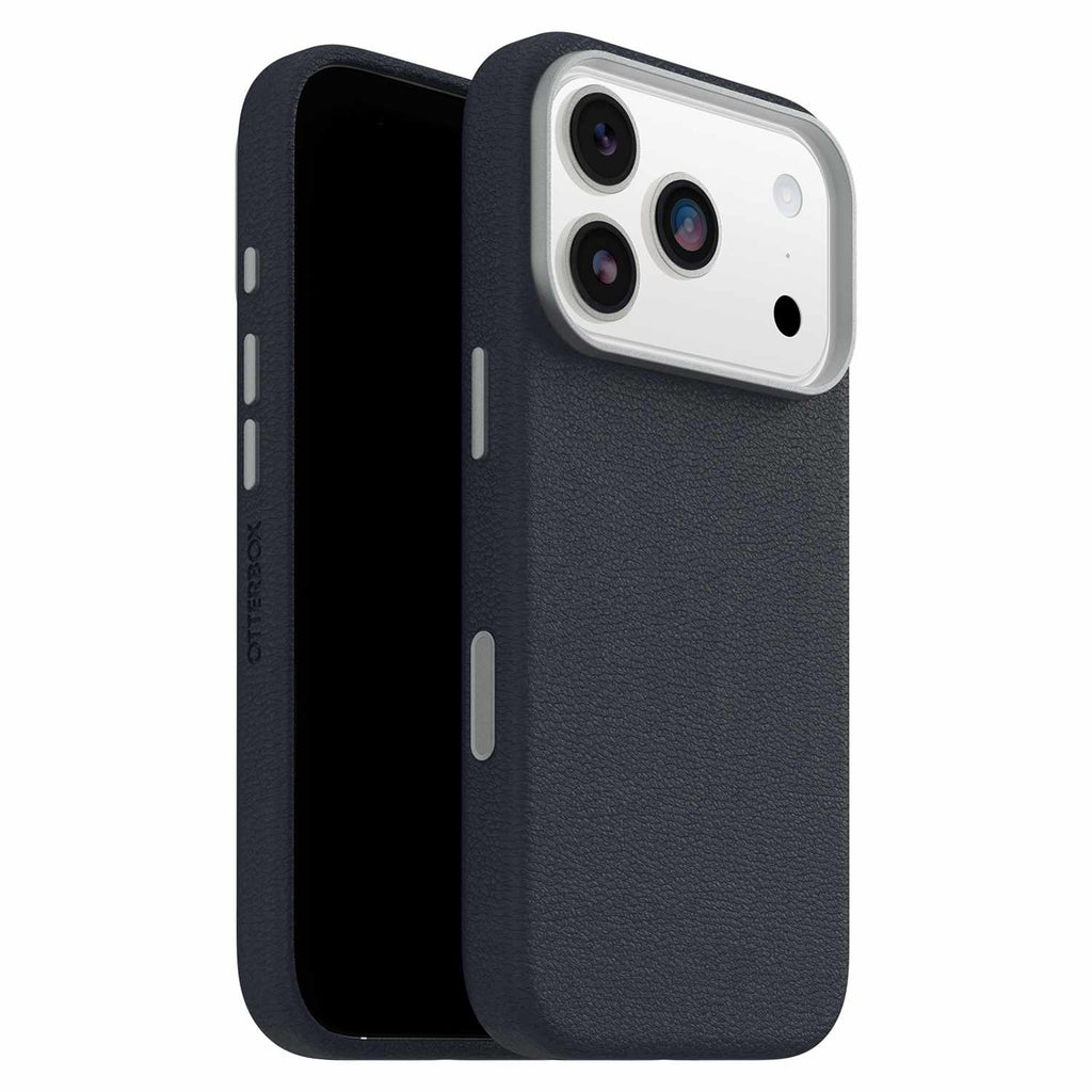 OtterBox Symmetry Cactus Leather MagSafe Case w/Camera Control Riverside (Blue) for iPhone 17 Pro