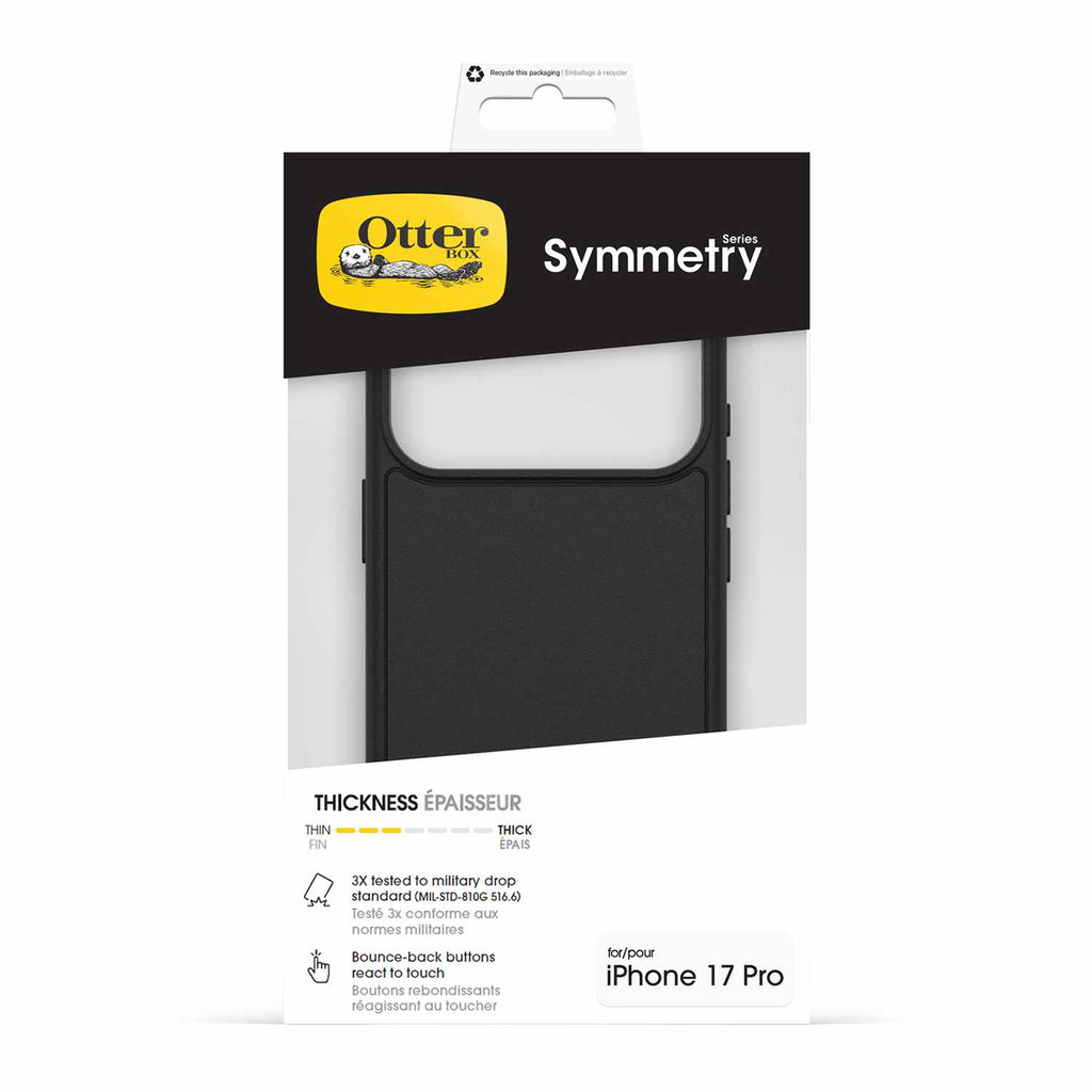 OtterBox Symmetry MagSafe Case w/Camera Control Black for iPhone 17 Pro
