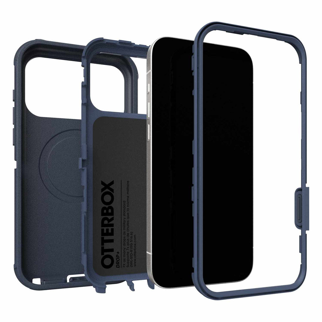 OtterBox Defender Pro MagSafe Case w/Camera Control Riverside (Blue) for iPhone 17 Pro Max