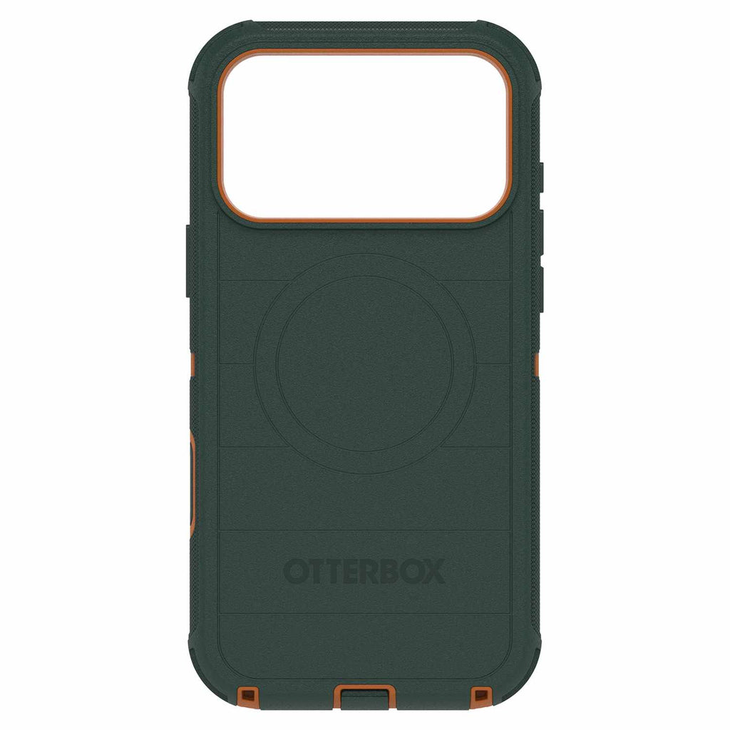 OtterBox Defender Pro MagSafe Case w/Camera Control Coopersmith (Green) for iPhone 17 Pro Max