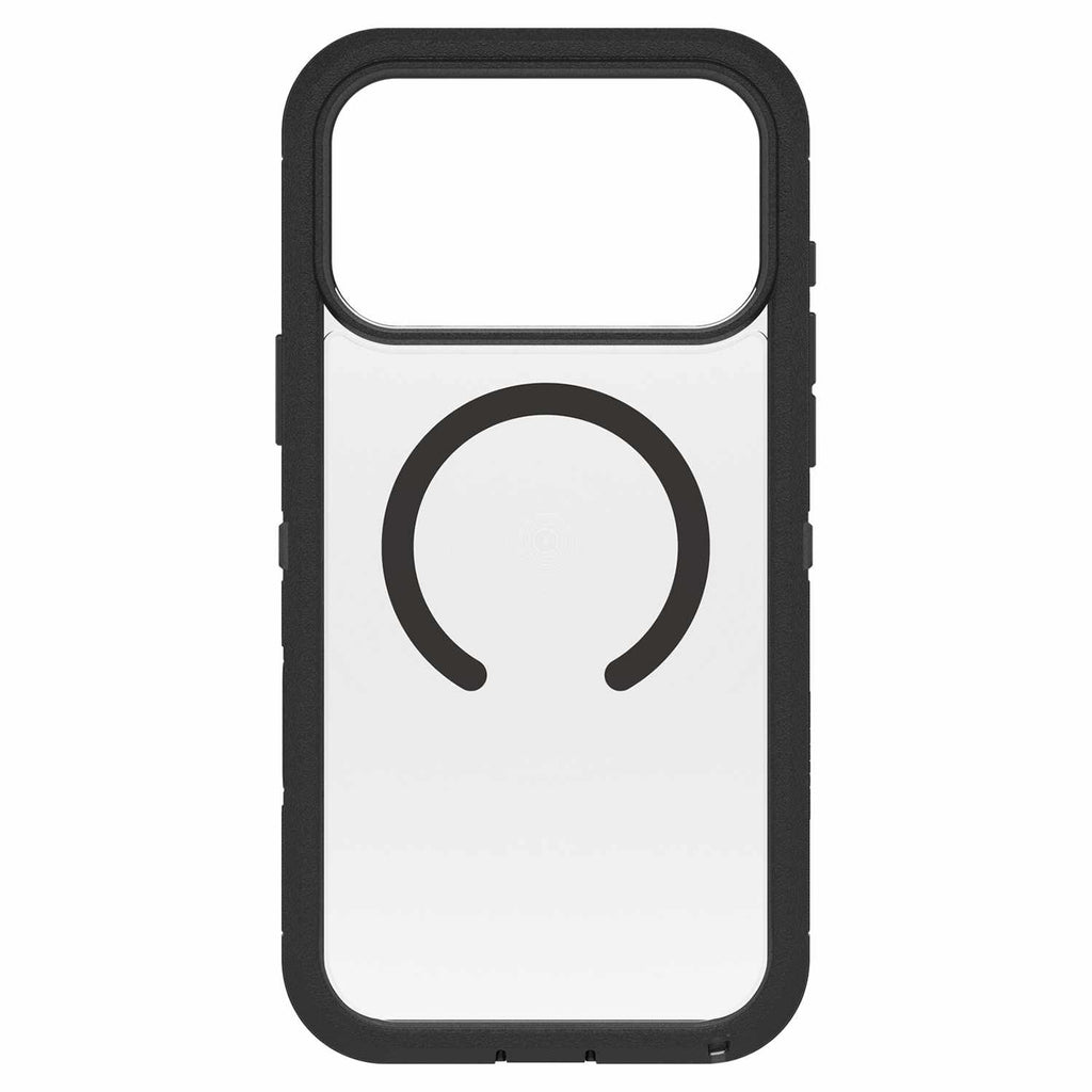 OtterBox Defender Pro XT Clear MagSafe Case w/Camera Control Dark Side (Black) for iPhone 17 Pro Max